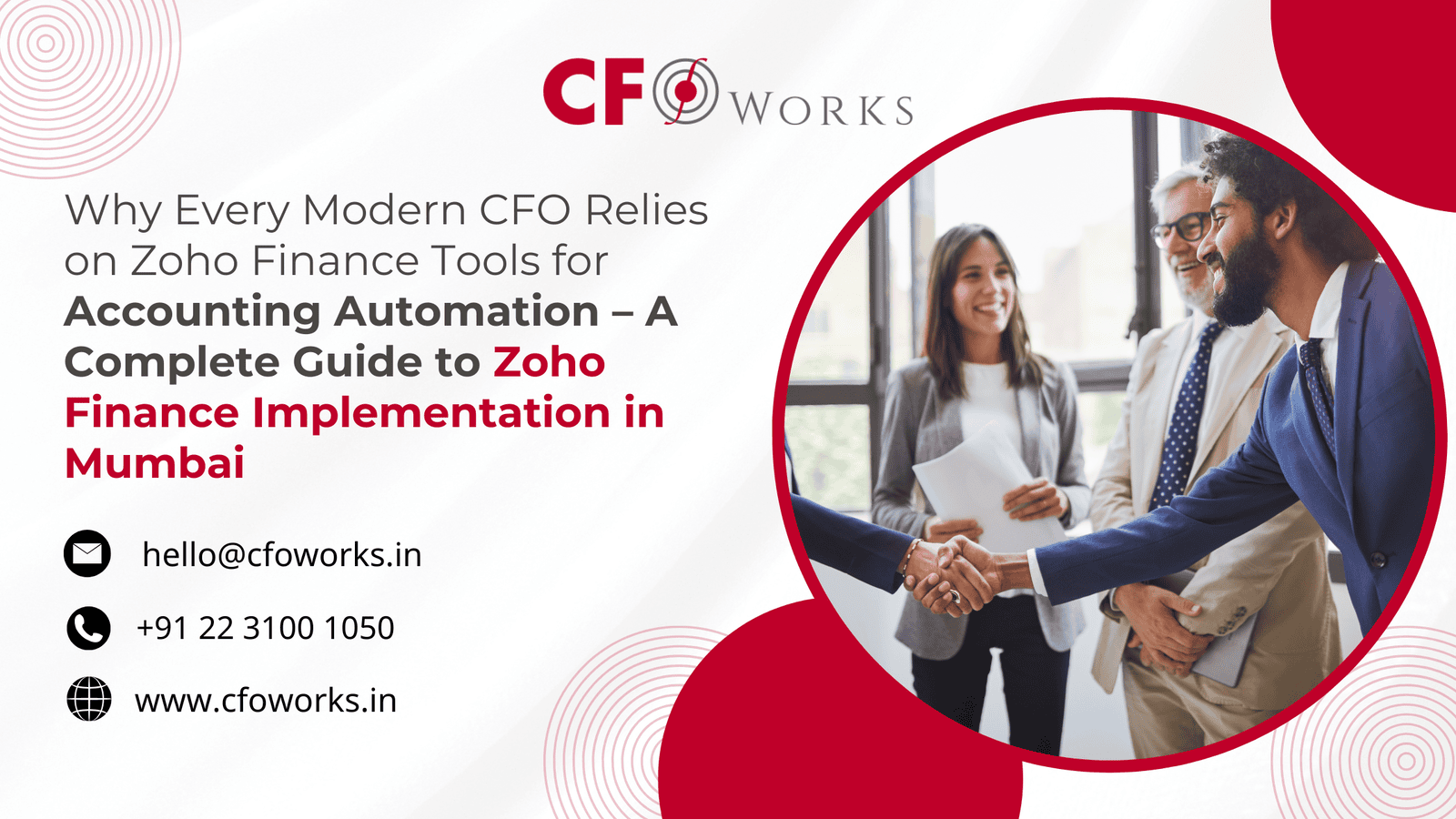 Why Every Modern CFO Relies on Zoho Finance Tools for Accounting Automation – A Complete Guide to Zoho Finance Implementation in Mumbai