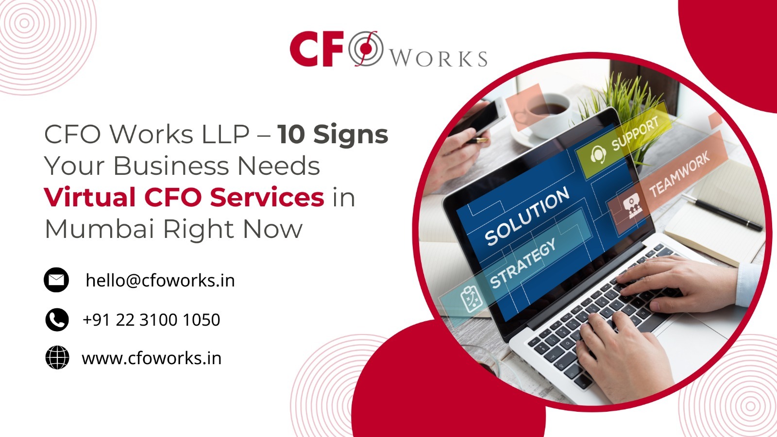 CFO Works LLP – 10 Signs Your Business Needs Virtual CFO Services in Mumbai Right Now